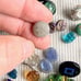 Group of 50+ Vintage Glass Buttons Grab Bag