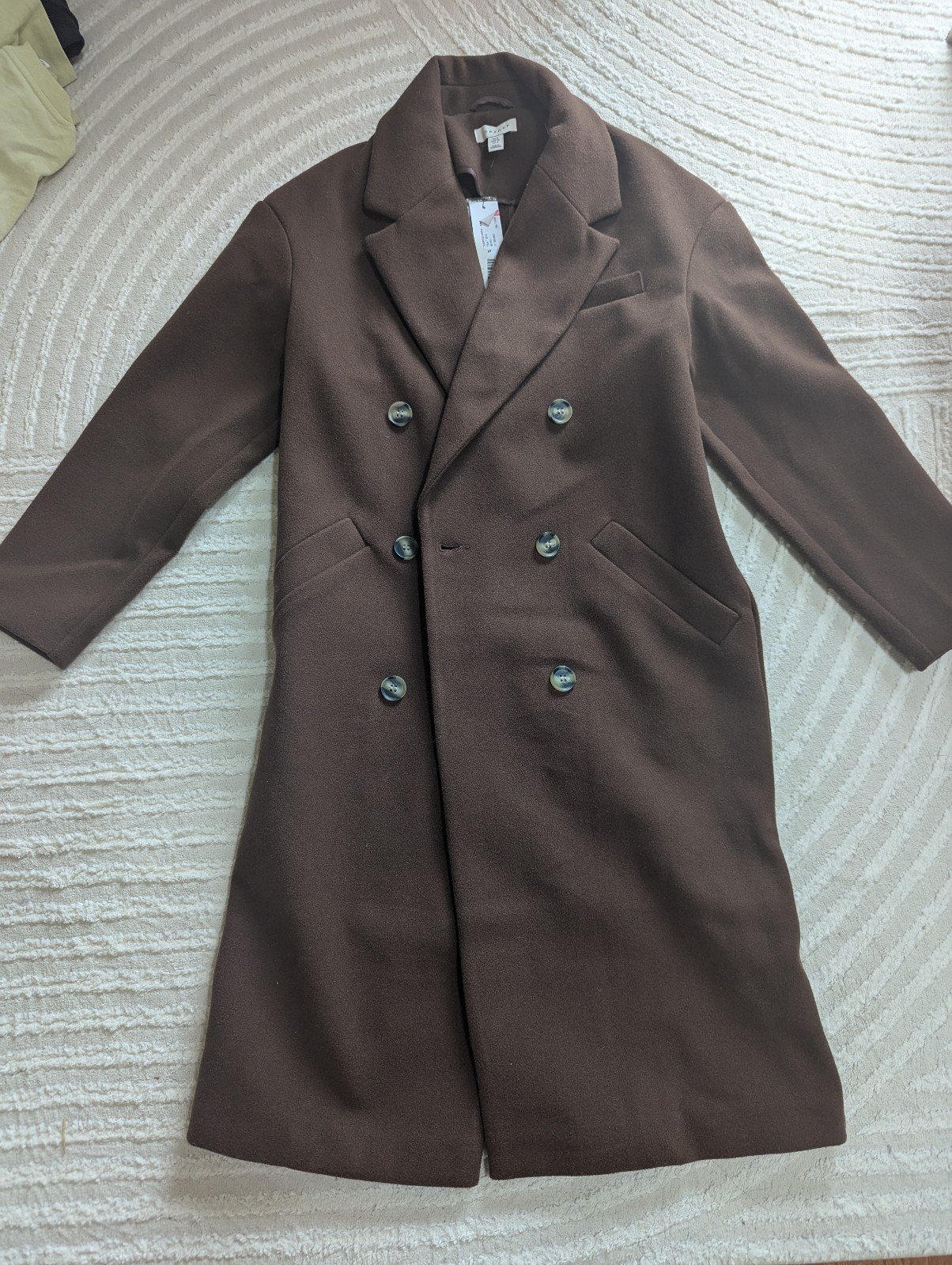 Topshop brown coat