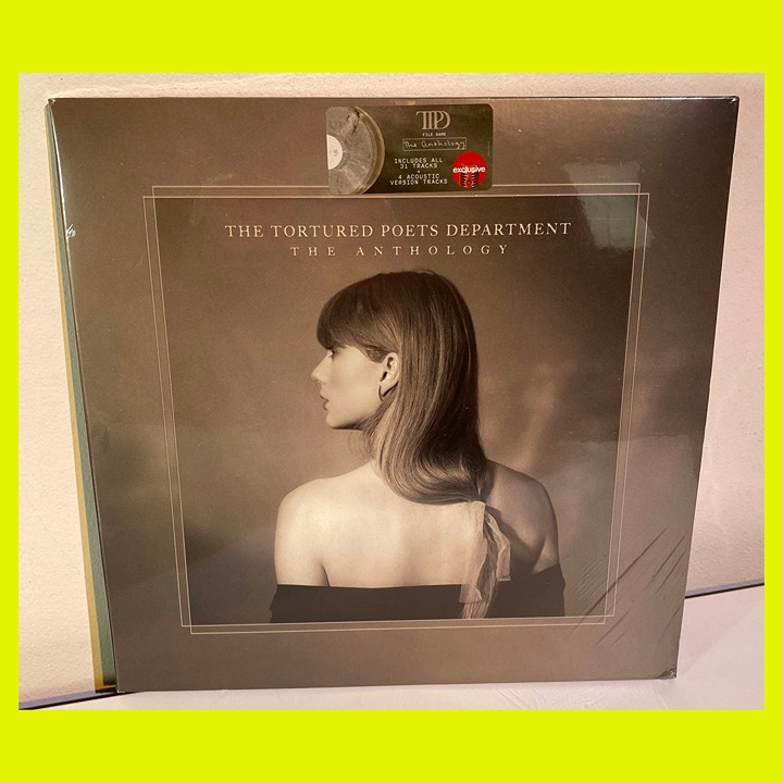 Sealed! TAYLOR SWIFT The Tortured Poets Department Anthology SMOKE VINYL 4-LP