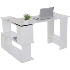 Expandable corner office computer desk movable workstation L shaped