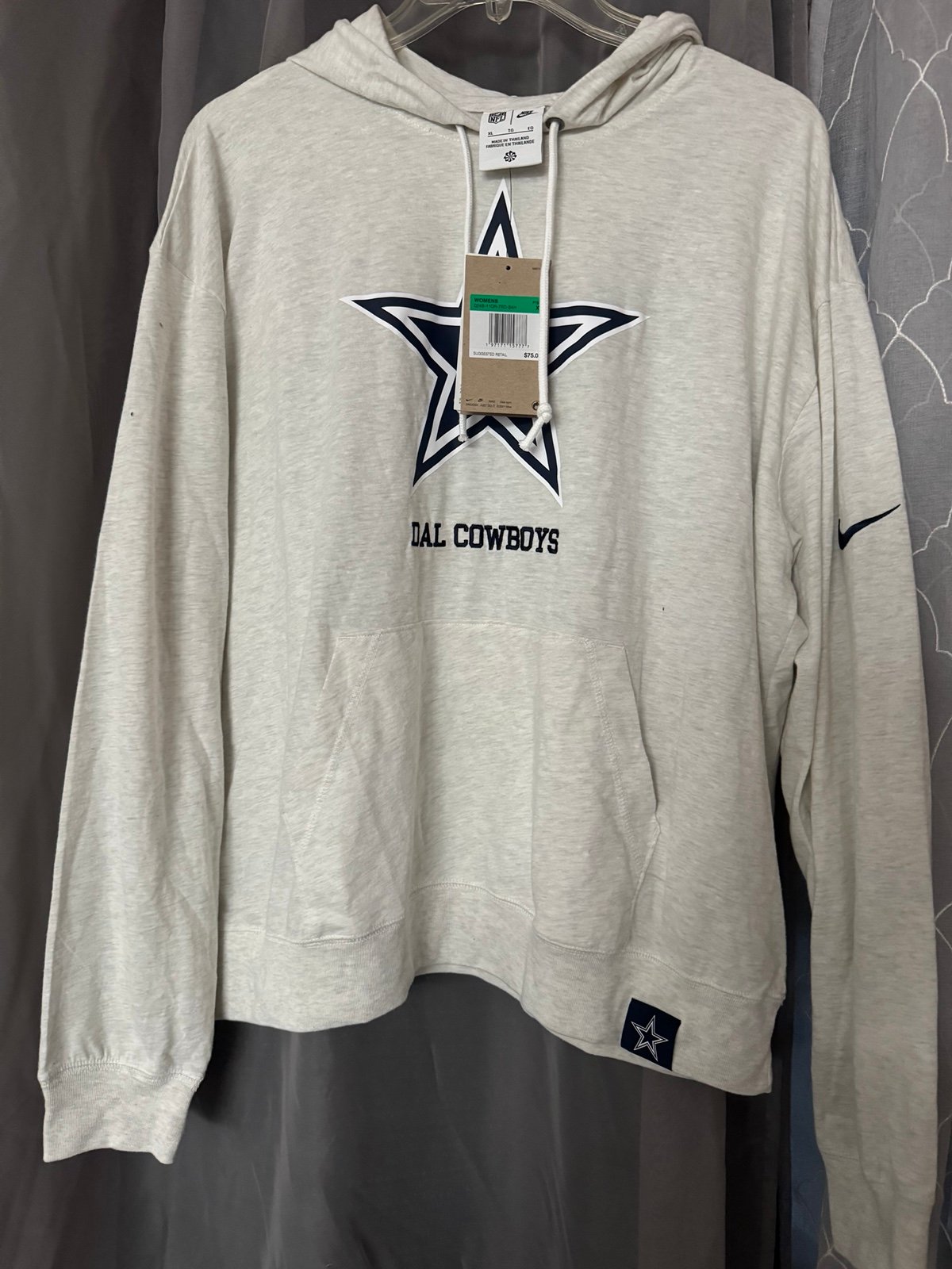 Dallas Cowboys Gym Vintage Women's Nike NFL Pullover Hoodie