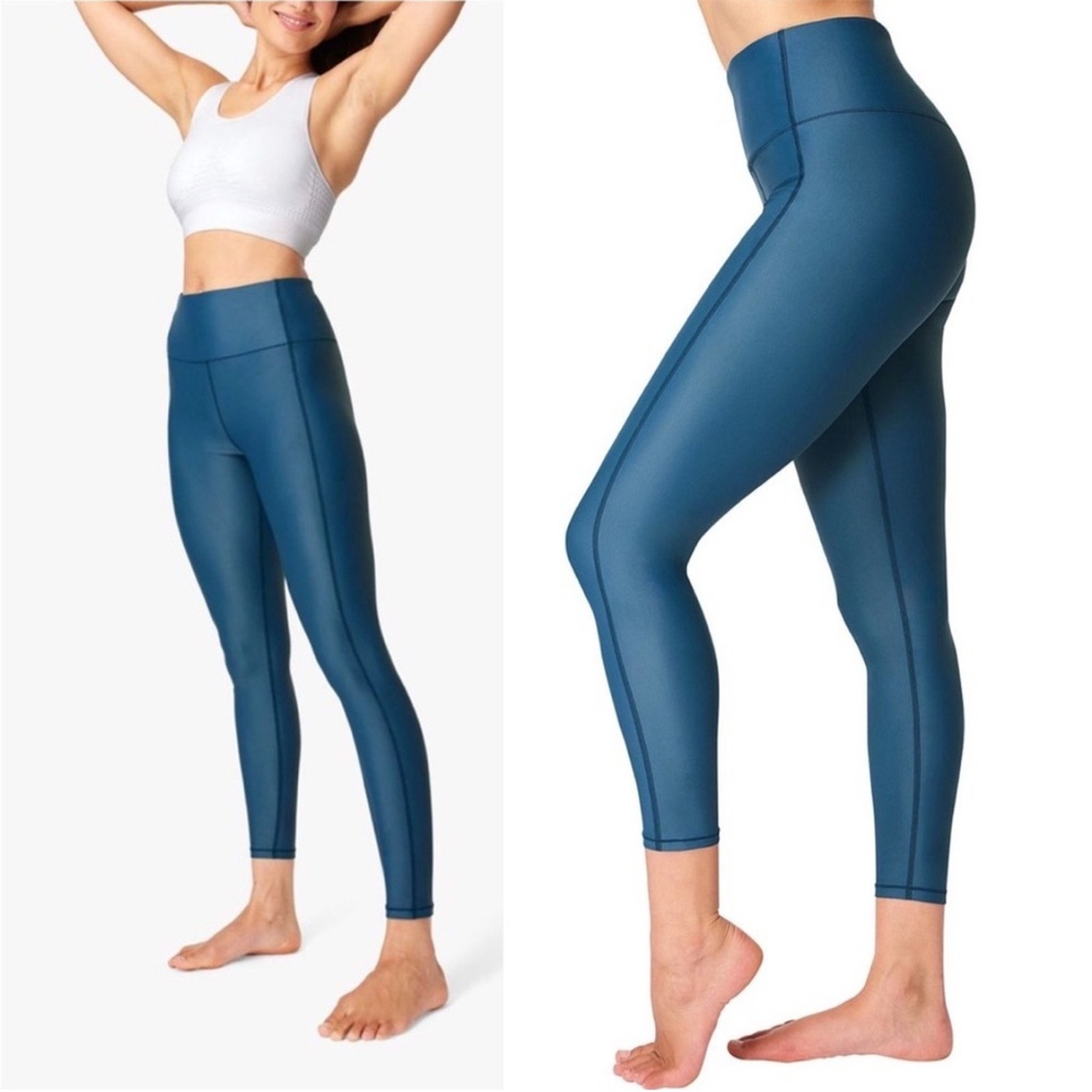 Sweaty Betty High Shine Blue 7/8 Leggings