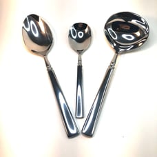 Oneida Satin Easton 3 Piece Serving Set- Heirloom Stainless New In Box