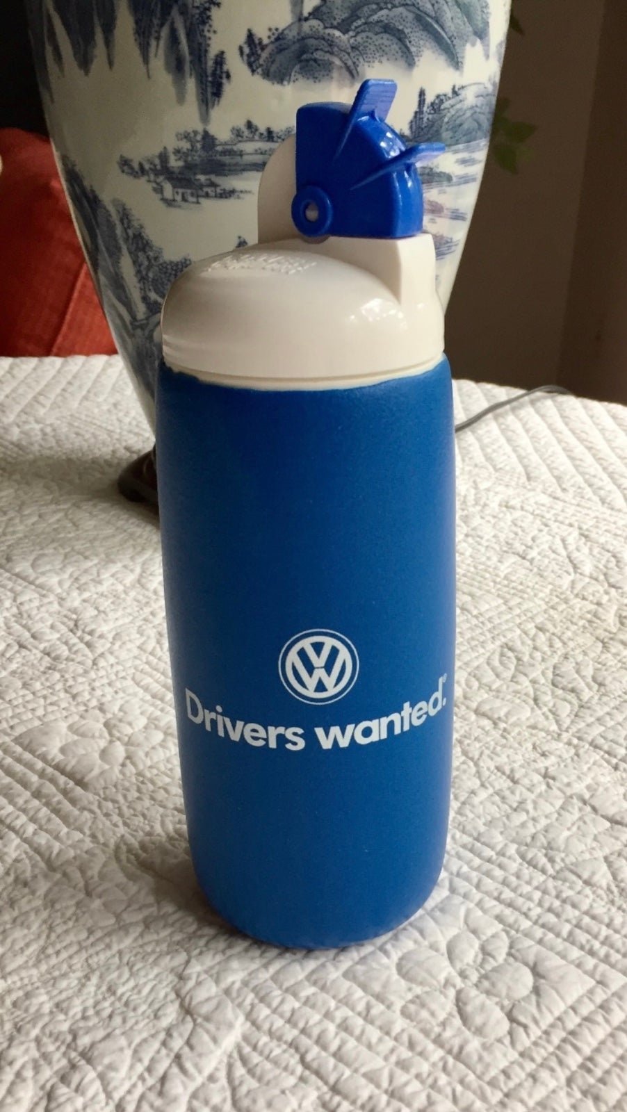 Rare Vintage VW Volkswagen Drivers Wanted Water Bottle