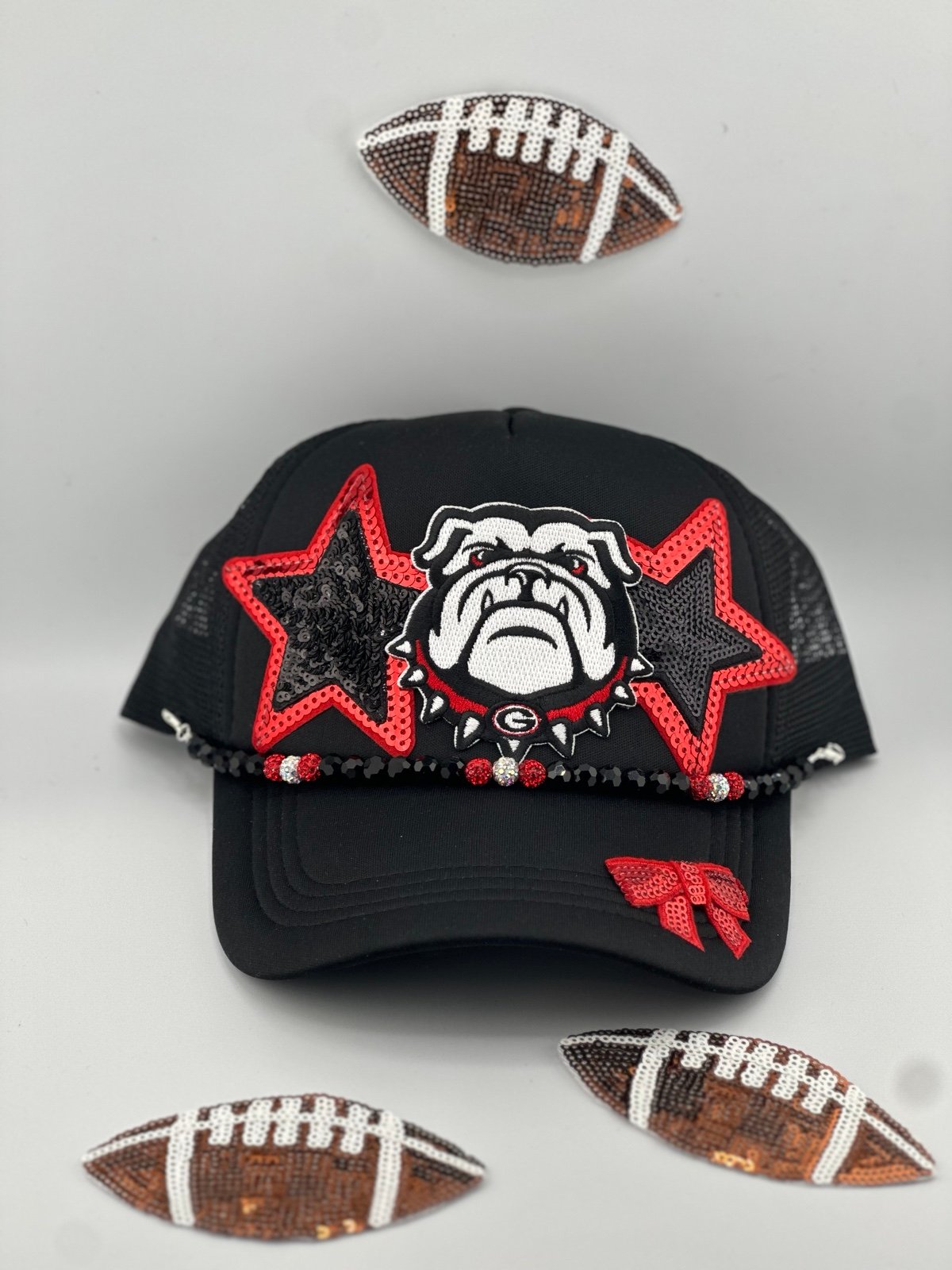 Georgia Bulldogs Trucker Hat w/ Hat Chain