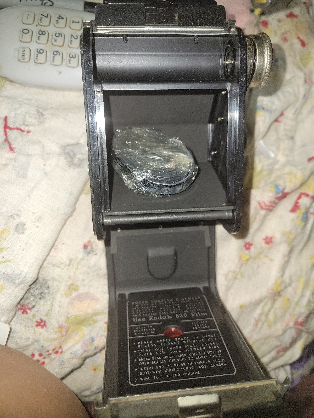 Vintage Kodak Duaflex Camera Kodar Lens Uses 620 Film
