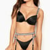 Victoria Secret Sparkle Garter Belt NWT Size M/L