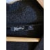 Kavita Sweater Open Front Cardigan Women's Small Black Relaxed Cotton Blend