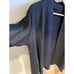 Kavita Sweater Open Front Cardigan Women's Small Black Relaxed Cotton Blend
