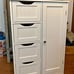 4 Drawer Dresser Shelf Cabinet Storage Home Bedroom Furniture White