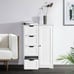 4 Drawer Dresser Shelf Cabinet Storage Home Bedroom Furniture White
