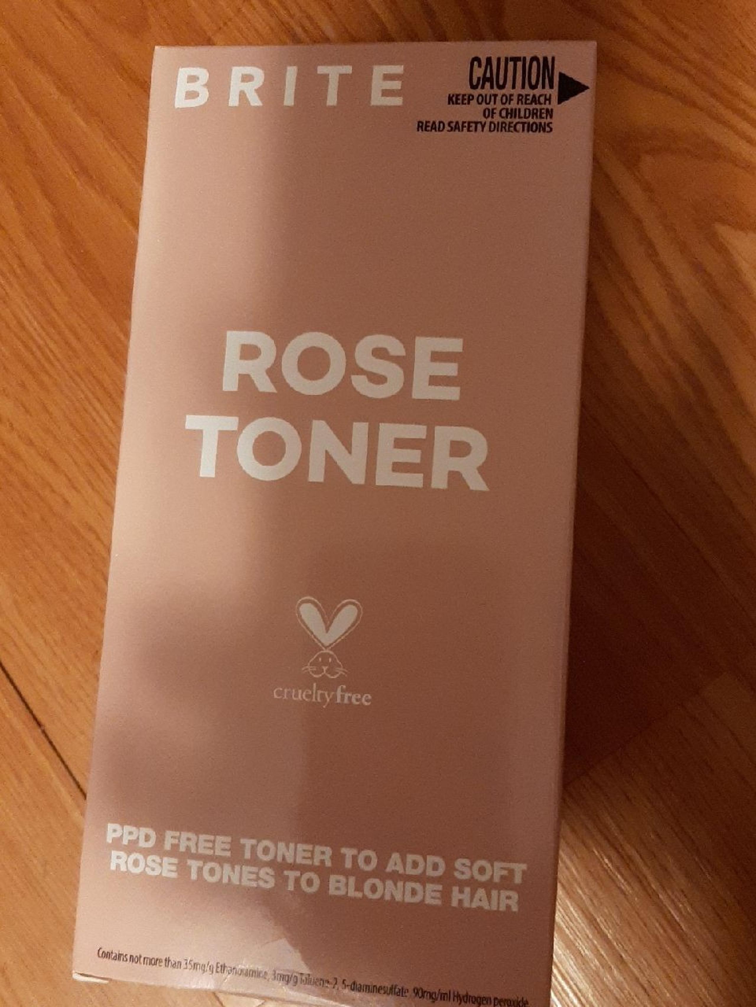 fresh rose floral toner
