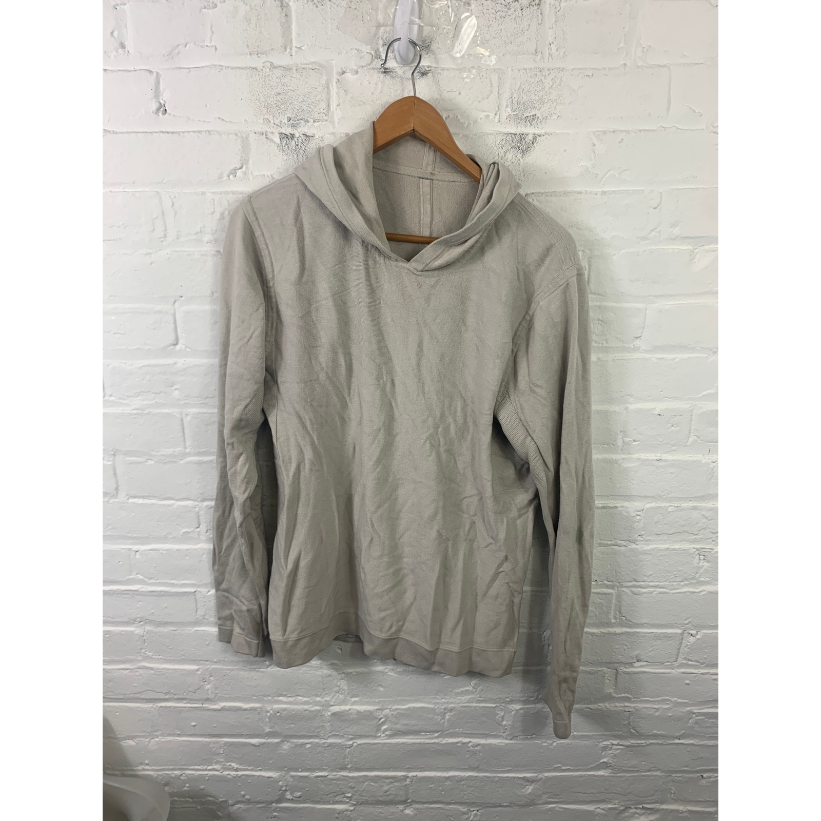 Lululemon Women's Pullover Hoodie Long Sleeve Casual Fit Stretch Gray Size M