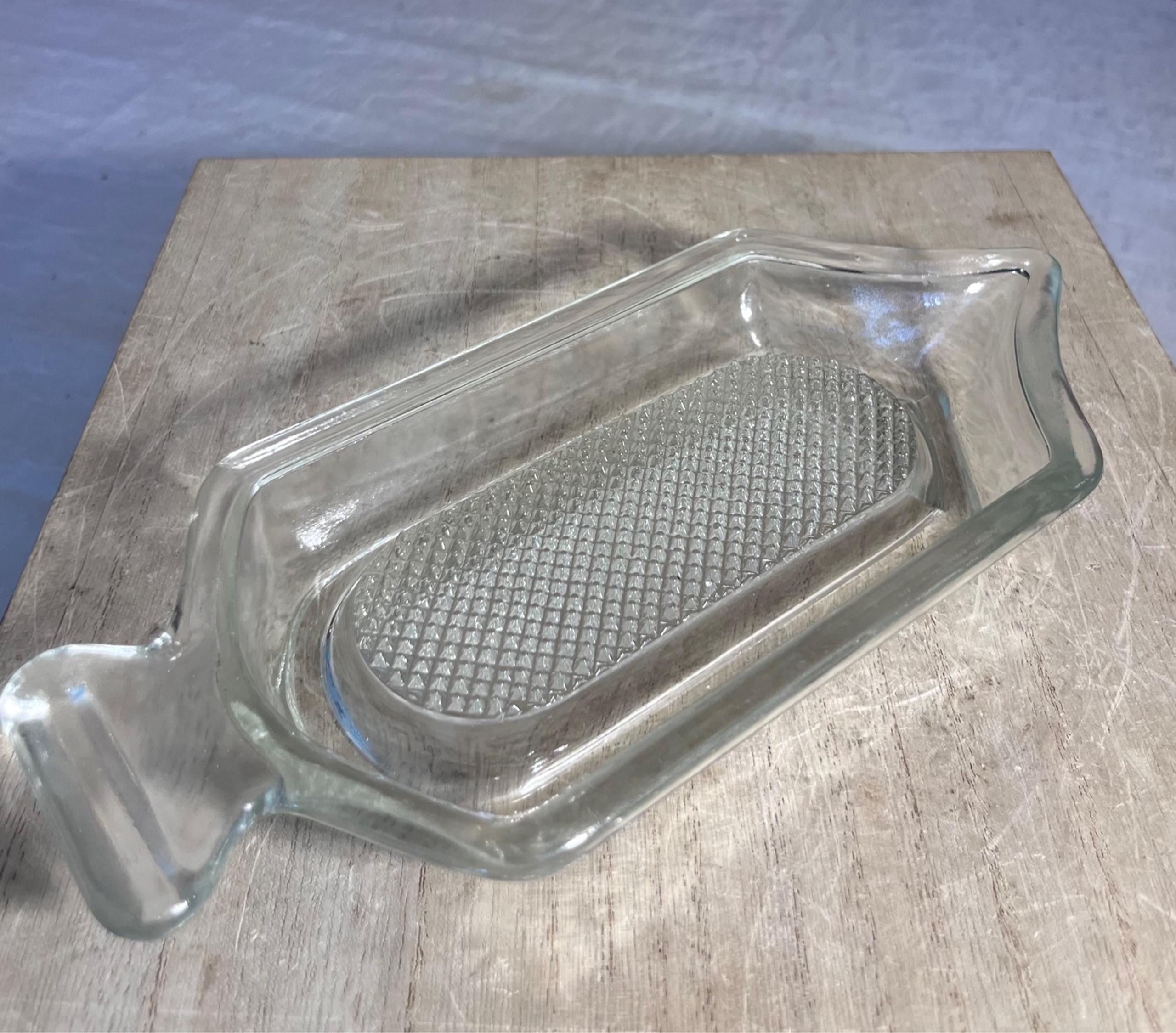 Vintage Czech Glass Food Grater. Baby Food Maker