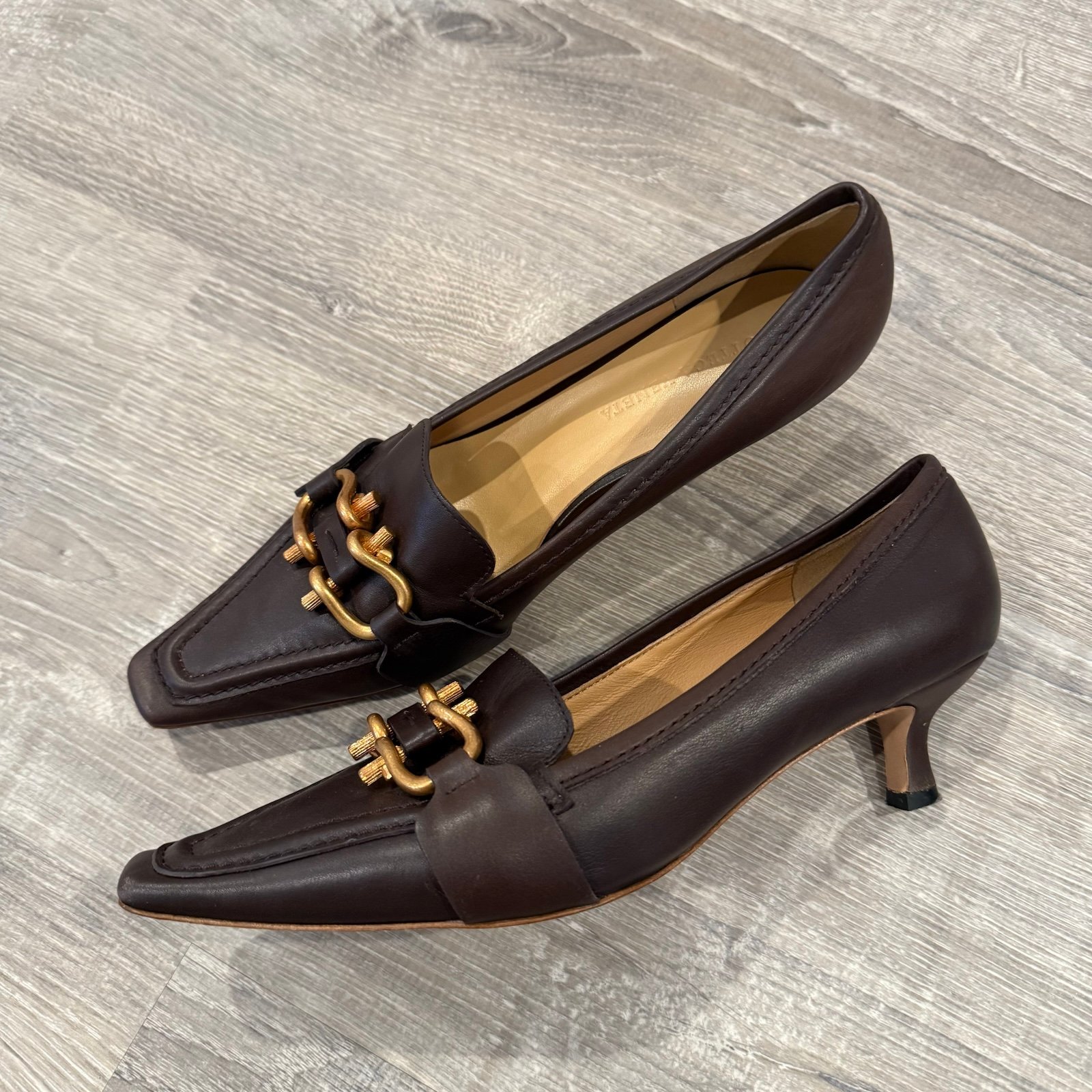 Bottega Veneta Madame leather heels size 38