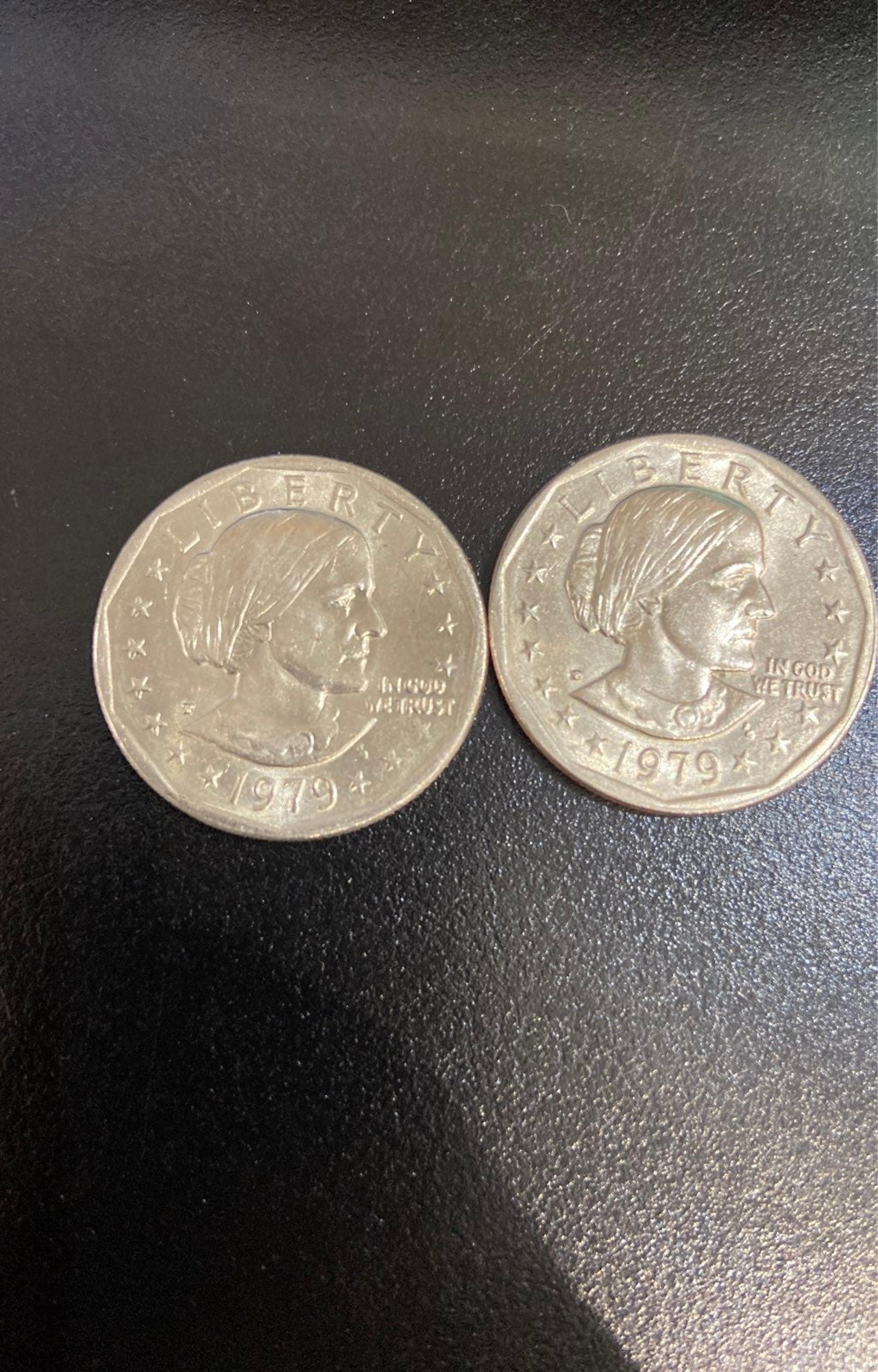(2) 1979 Susan B. Anthony dollars