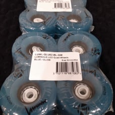 Luminous LED Outdoor Quad Wheels Blue Glow