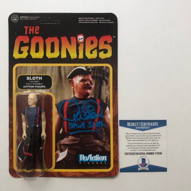 Randell Widner Signed Sloth Goonies Toy