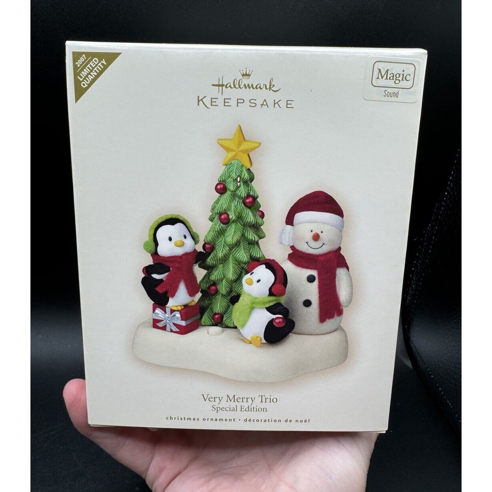 Hallmark 2007 “Very Merry Trio” Limited Quantity Christmas Ornament New!!! -5D