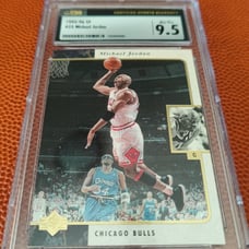 Michael Jordan 1995-96 SP card CSG
