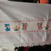 Cross stitch baby sheet