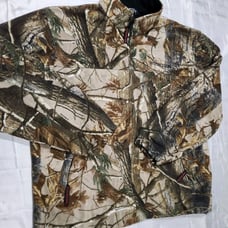 RealTree Camo Jacket Men XL Fleece Winchester Full Zip Hunting Vintage Y2K Gorp