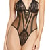 ANN SUMMERS The Love Affair Choker Teddy In Black