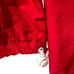 Brandy Melville John Galt Nylon Cropped Windbreaker Hoodie Red S