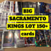 Big Sacramento Kings Lot 150+ cards