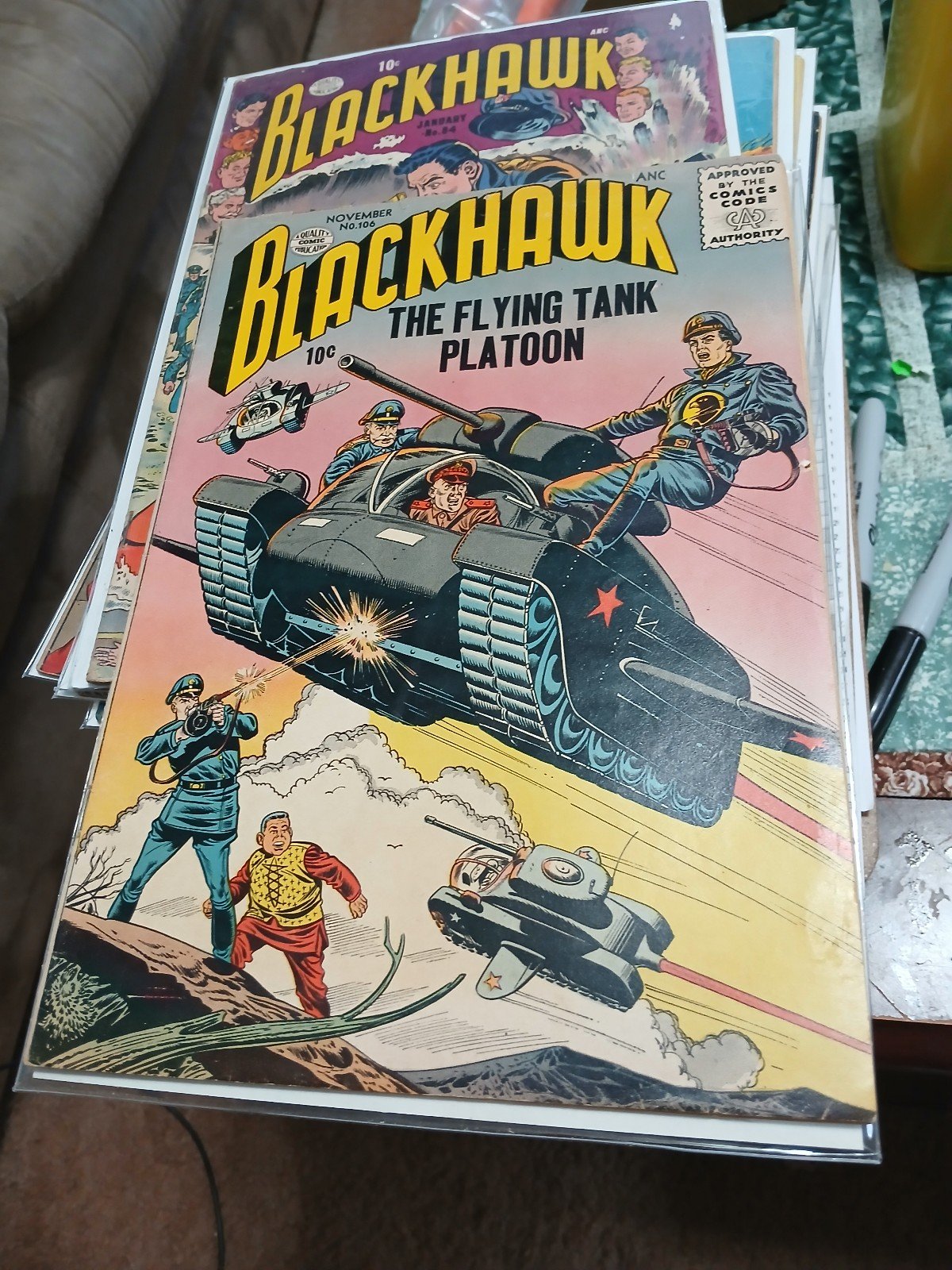 Blackhawk 106 The Flying Tank 1940s