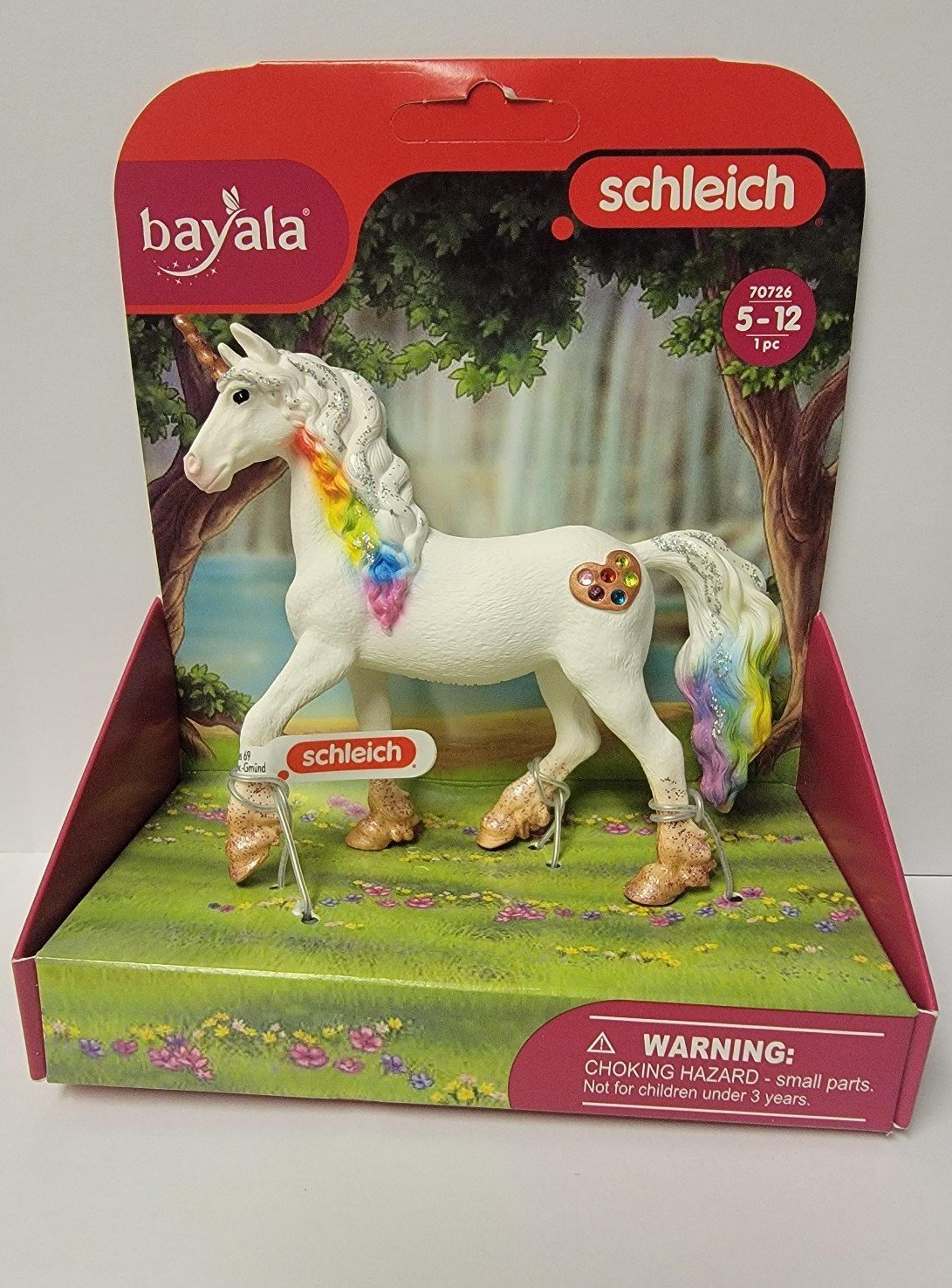 NIB NEW Schleich Bayala Collectible Rainbow Love Mare Unicorn Toy style 70726