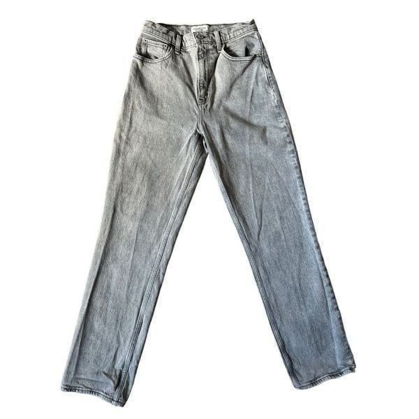 Abercrombie & Fitch The 90s Straight Ultra High Rise Gray Jeans size 27