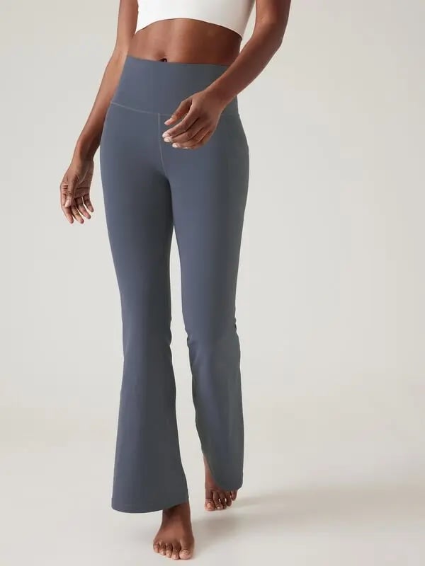 Athleta Salutation Stash Flare Granite Blue - XS