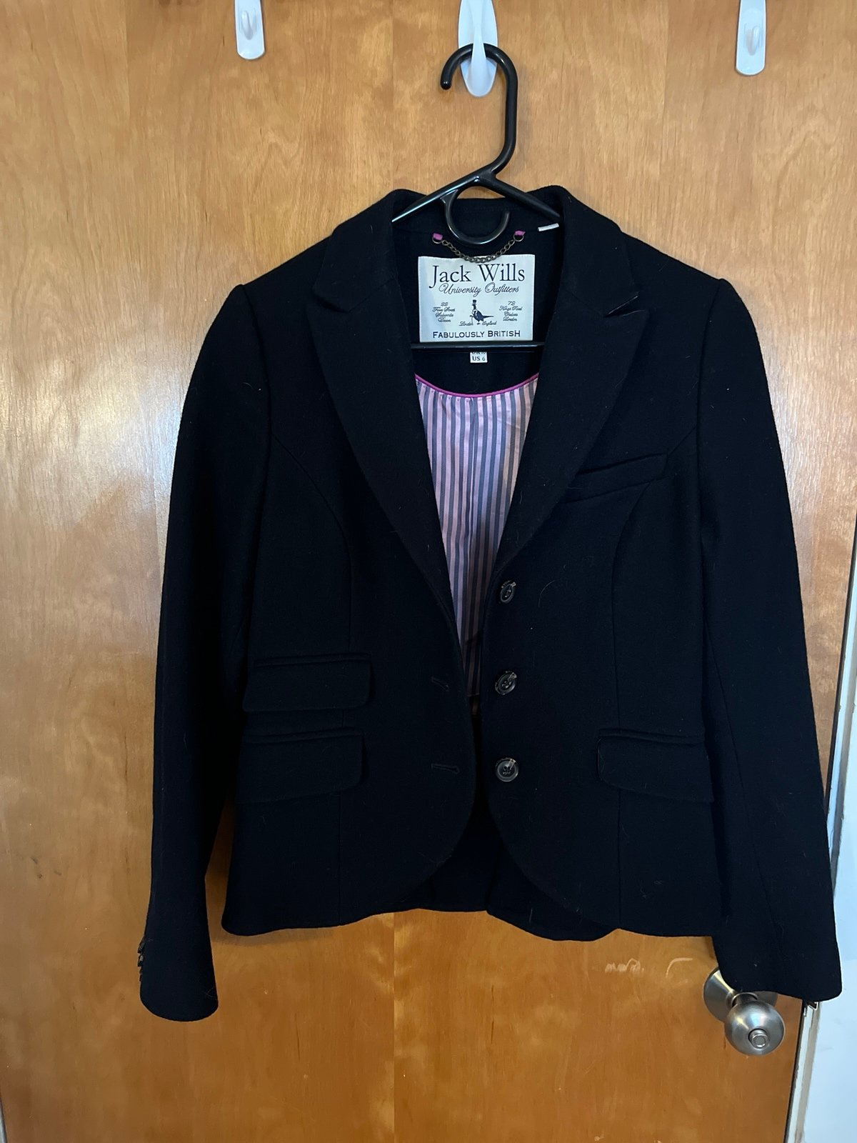 100% Wool Jack Wills University Outfitters Blazer 6