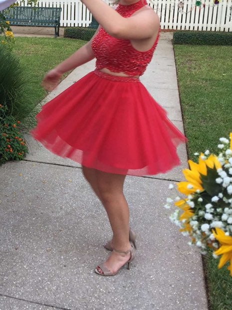 sherri hill, Red Short Dress