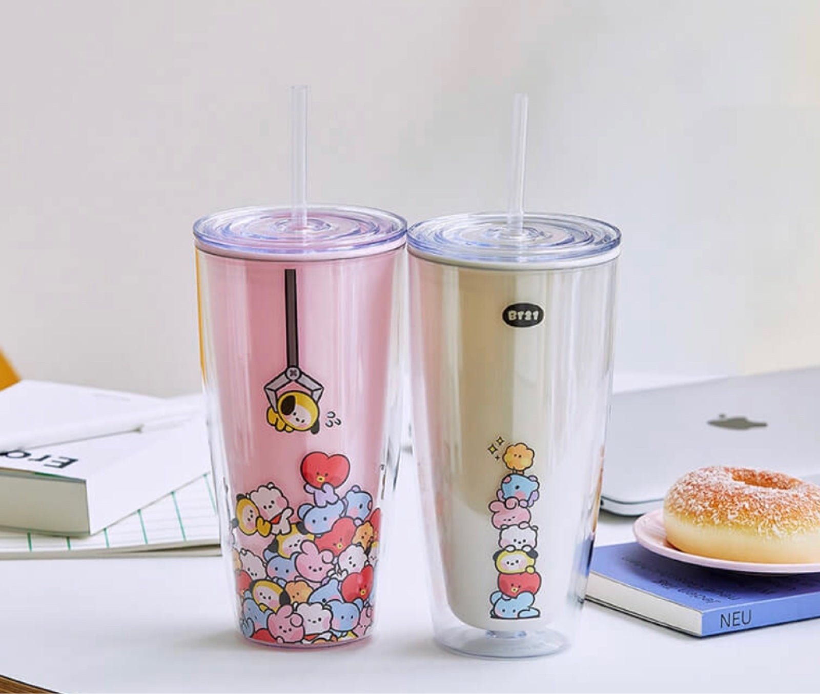 BT21 Minini Ivory Cold Cup Tumbler