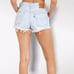 Woman's Levi's buttonfly cut off denim shorts