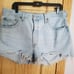 Woman's Levi's buttonfly cut off denim shorts