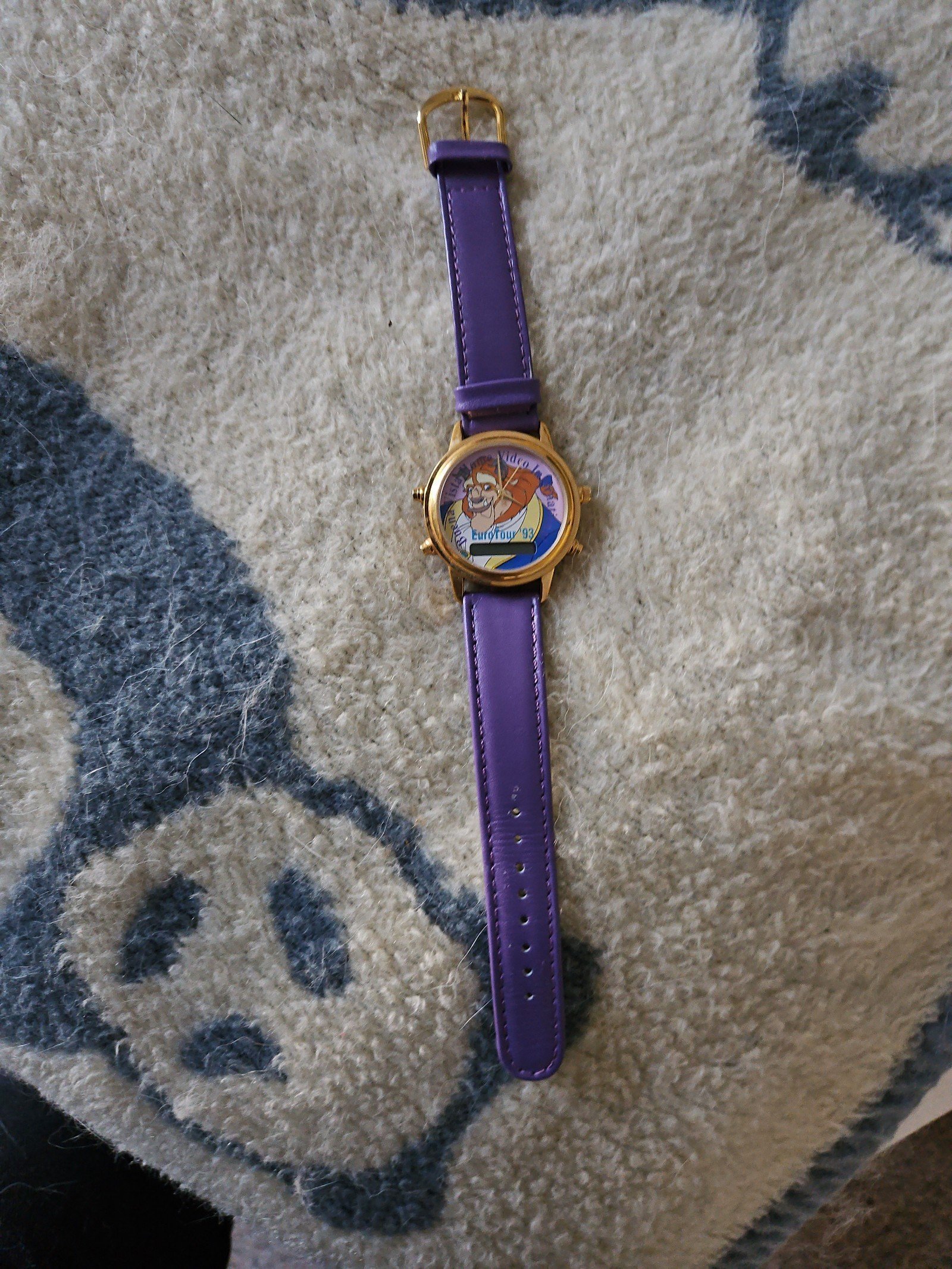 Disney beauty and the beast collectible watch exclusive limited edition vintage