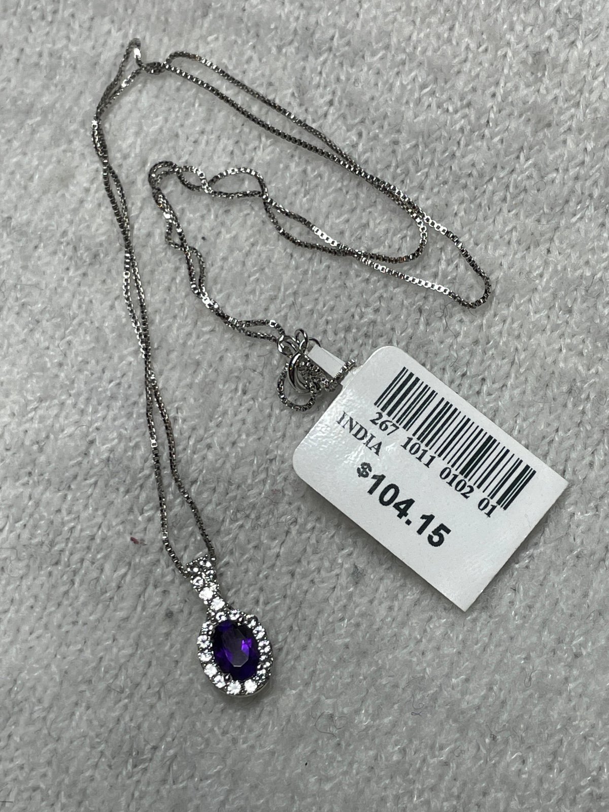 Amethyst necklace REPOSTED