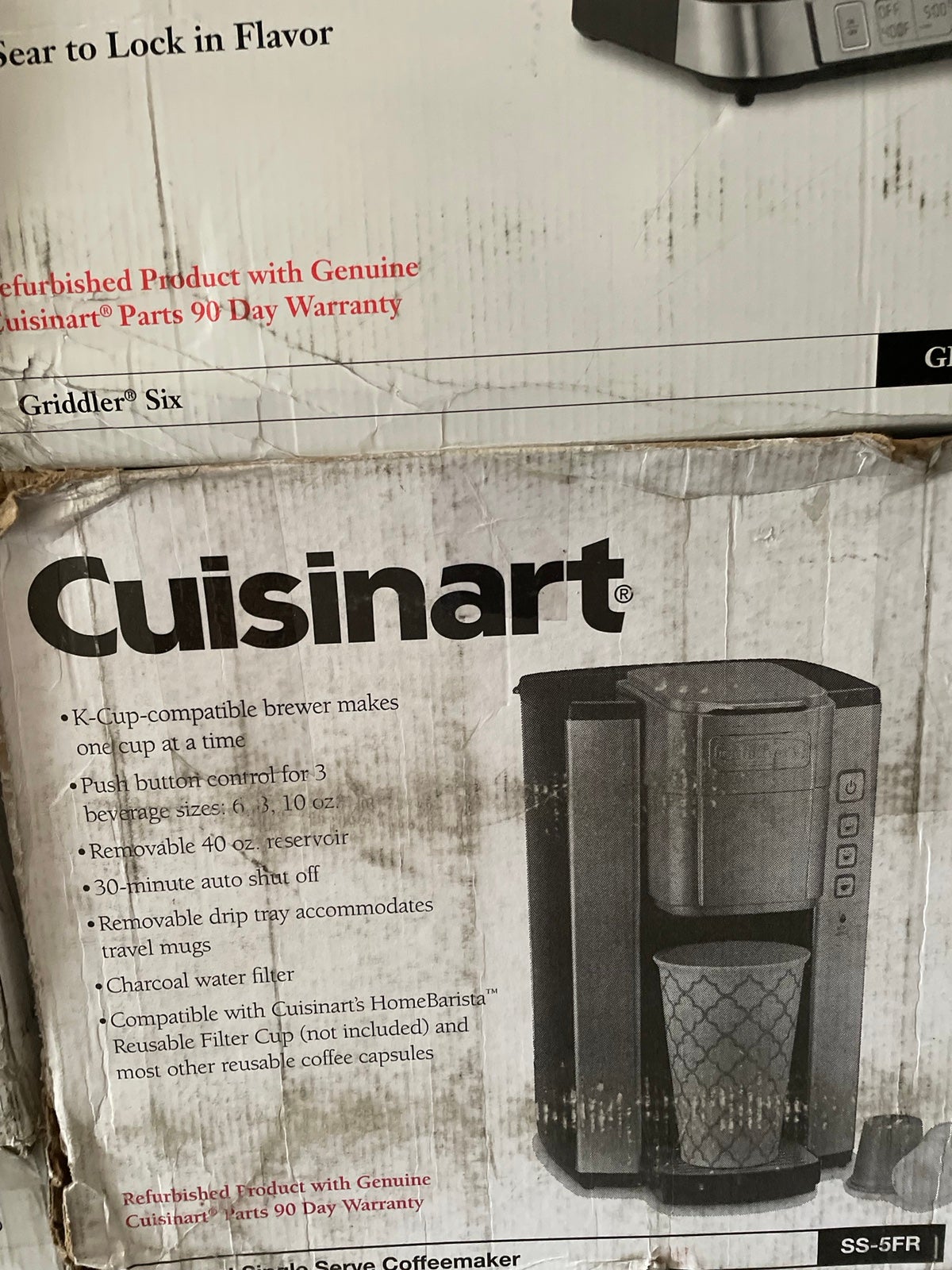 Cuisinart SS-5P1 Single-Serve 40-Ounce Coffeemaker, Stainless Steel