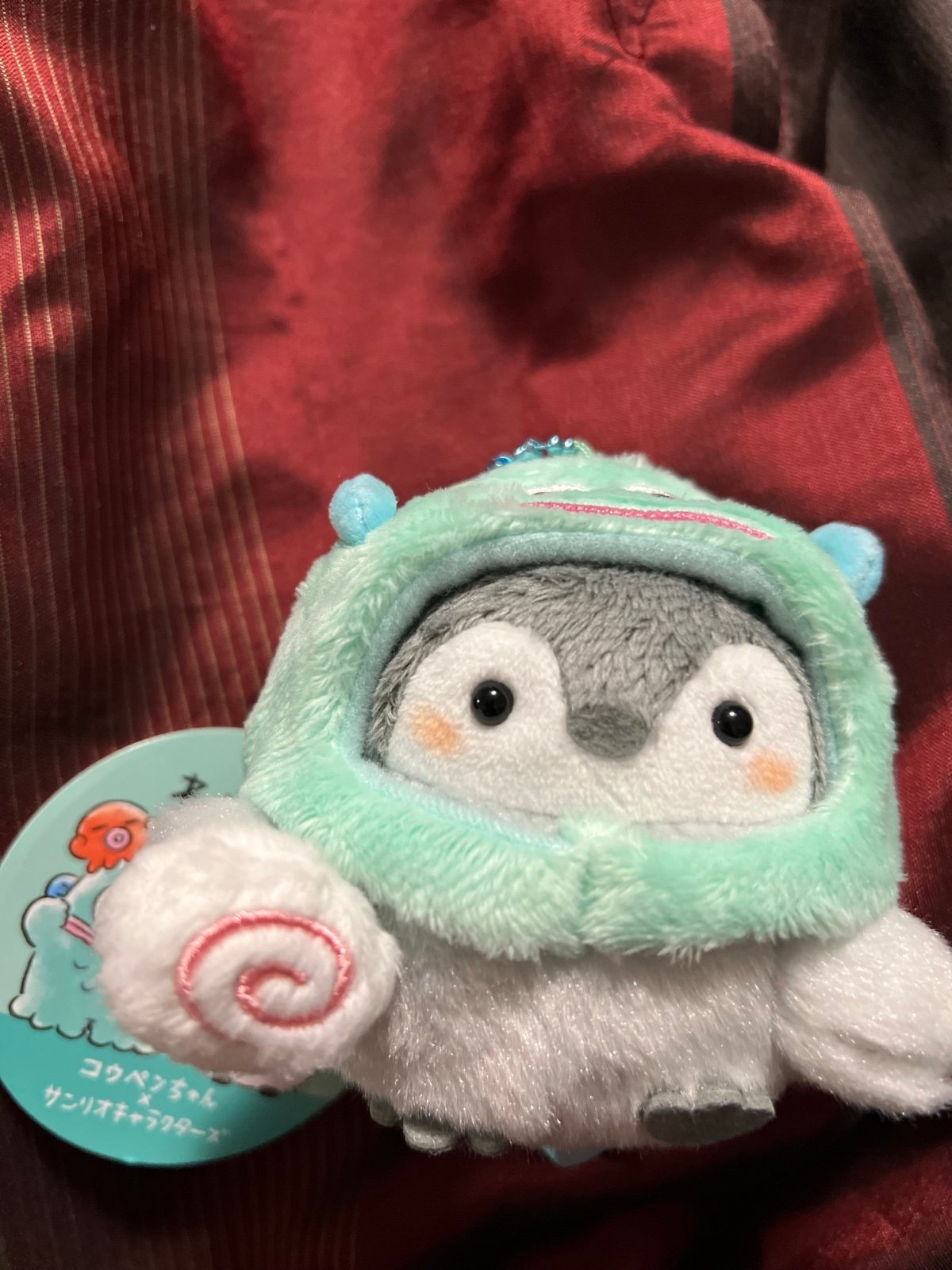 Sanrio Hangyodon + Koupen Chan Keychain Plushie