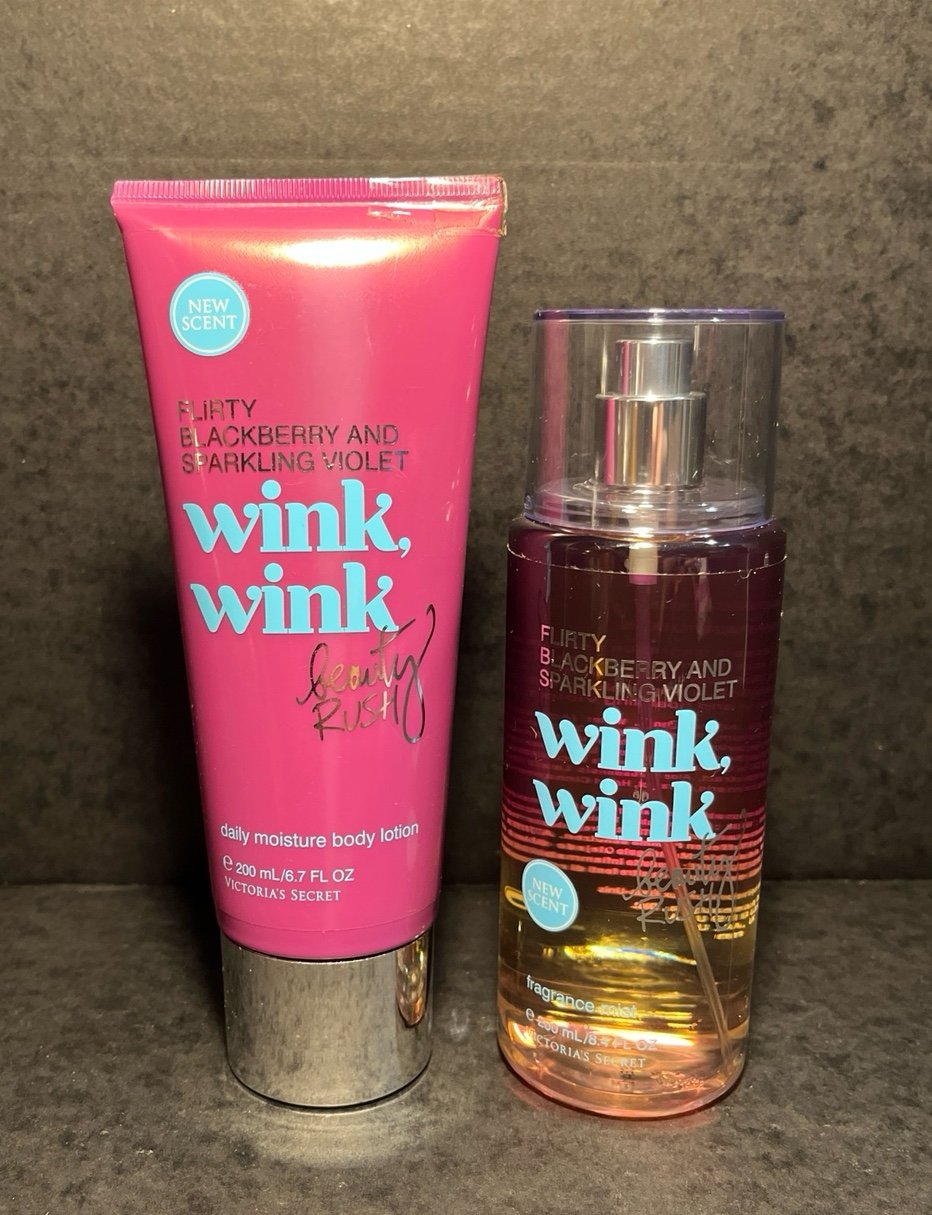 Victoria’s Secret beauty, Rush, wink, wink, body Mist & lotion new