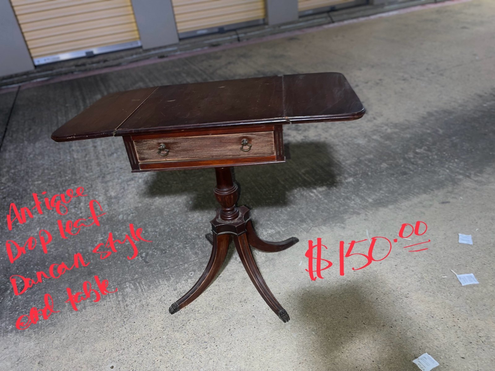 Antique Drop Leaf Table