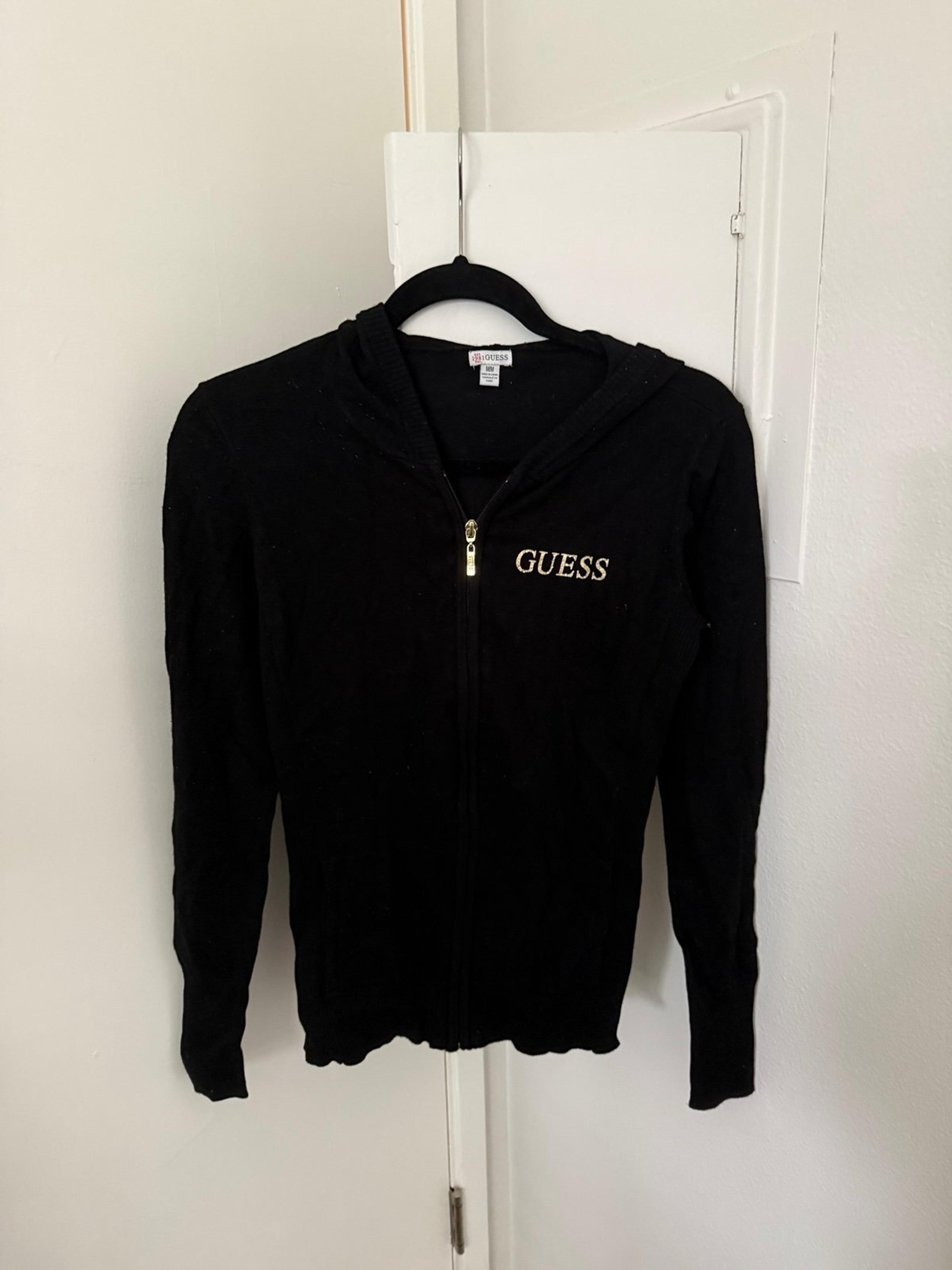 Guess zipper sweater cardigan M