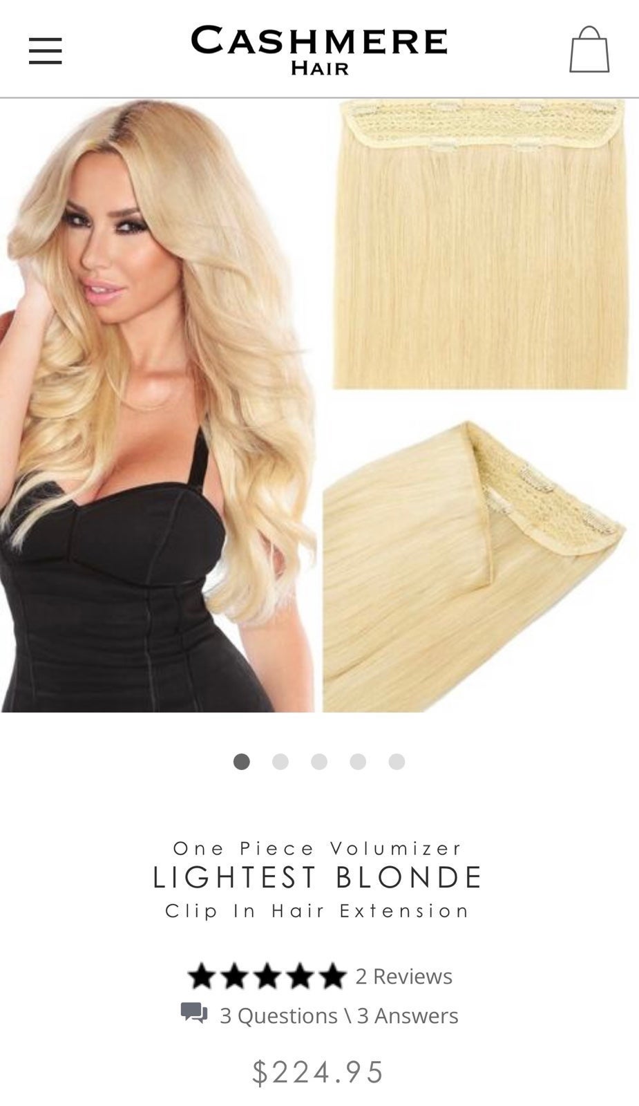 Cashmere Hair extension human hair