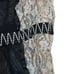 Ladies Leg Avenue Sexy Teddy Lingerie Consume Black and White Size Medium