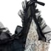 Ladies Leg Avenue Sexy Teddy Lingerie Consume Black and White Size Medium