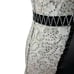 Ladies Leg Avenue Sexy Teddy Lingerie Consume Black and White Size Medium