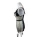Ladies Leg Avenue Sexy Teddy Lingerie Consume Black and White Size Medium